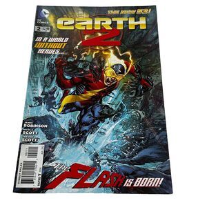 The Flash is Born #2 Earth 2 The New‎ 52 DC Comics 2012 1st Print Robinson Scott